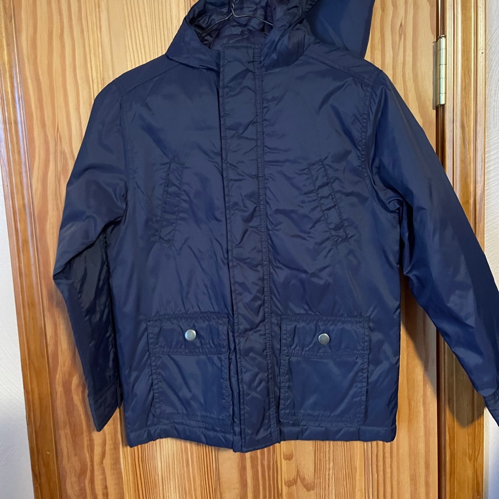 Gymboree Youth M(7-8) Jacket with Hood Navy Blue